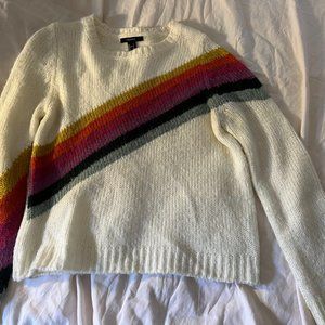 Forever 21 rainbow striped sweater